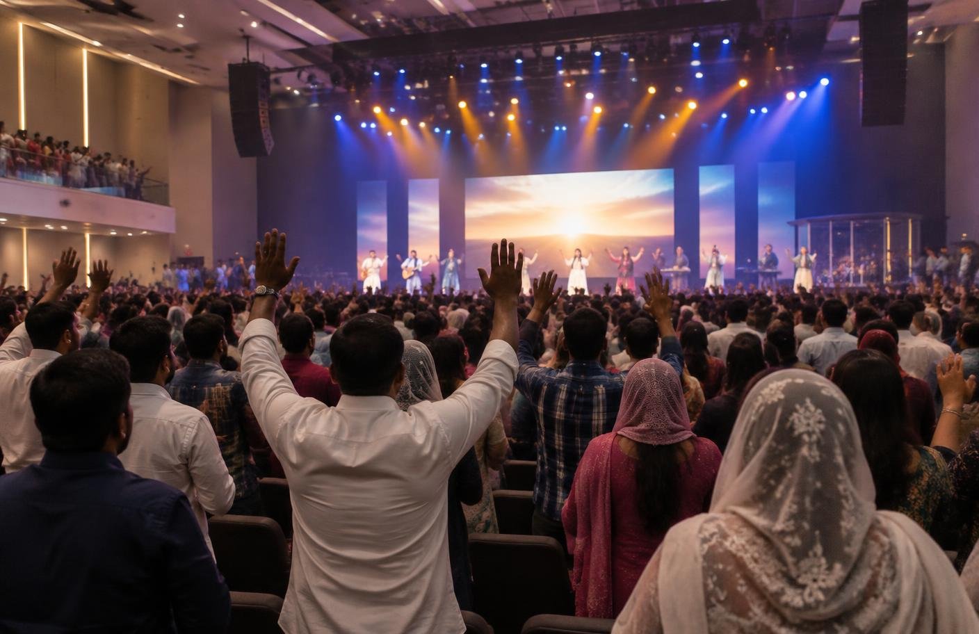 HPFM congregation worshipping